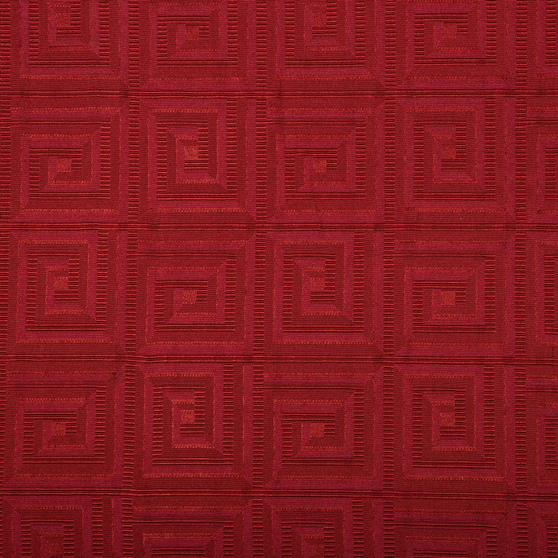 FAUX UNI GRECQUE - Tissu Jacquard plat faux uni