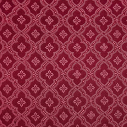 ROSACE TREFLE - Tissu Jacquard soierie