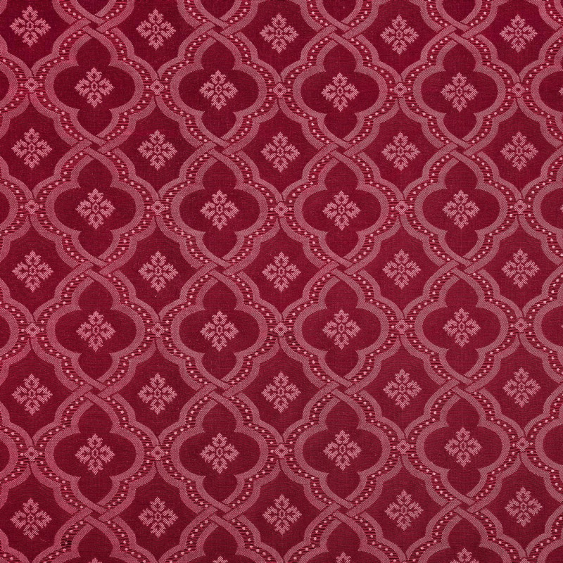 ROSACE TREFLE - Tissu Jacquard soierie
