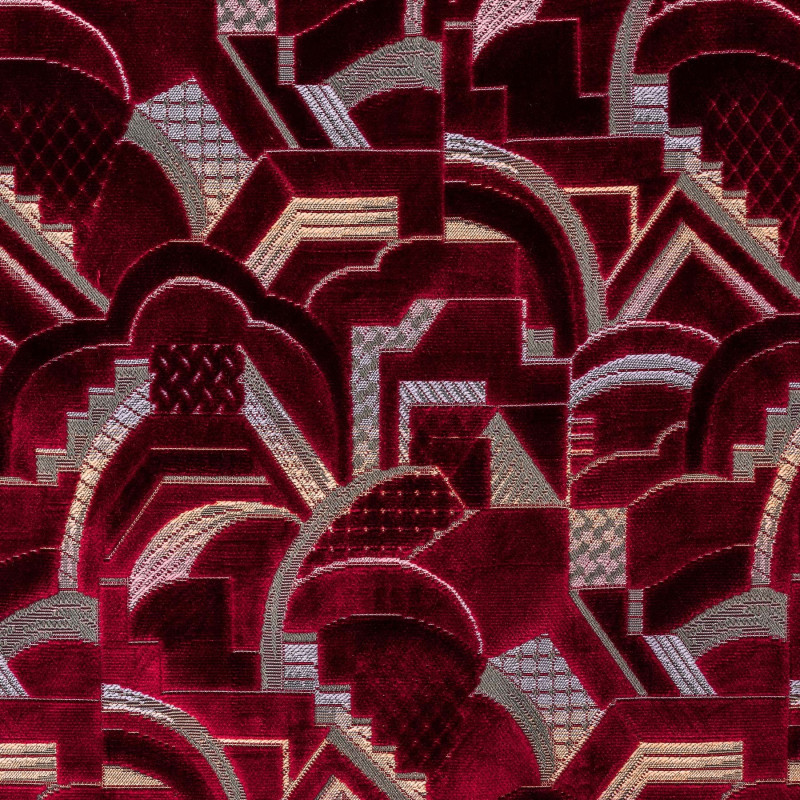 GENOVA - Tissu Jacquard Velours