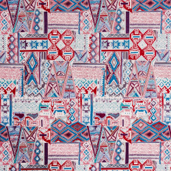 CAUCAZ - Tissu Jacquard plat