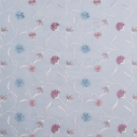 JERSEY Sky - Tissu Jacquard Taffetas brodé