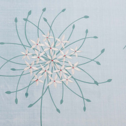 ATHENA - Tissu Jacquard Taffetas brodé
