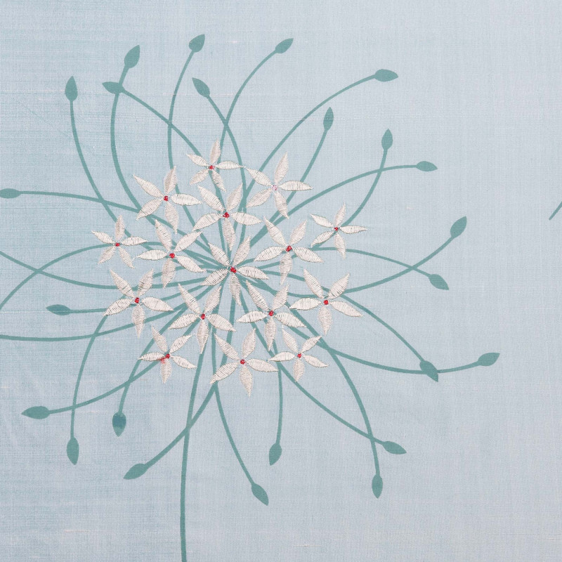 ATHENA - Tissu Jacquard Taffetas brodé