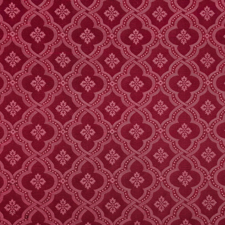 ROSACE TREFLE - Tissu Jacquard soierie