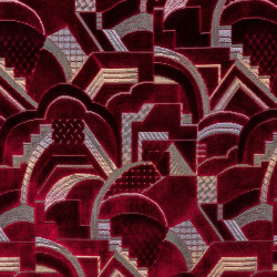 GENOVA - Tissu Jacquard Velours