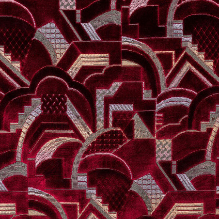 GENOVA - Tissu Jacquard Velours