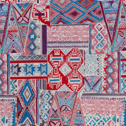 CAUCAZ - Tissu Jacquard plat