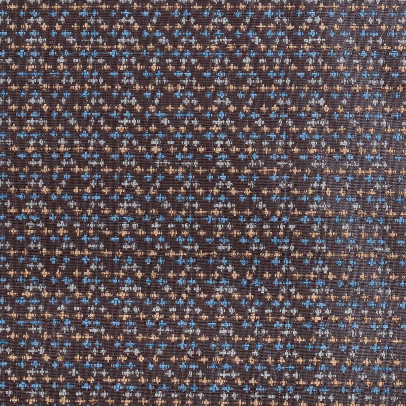 OMEGA Bleu - Tissu Jacquard Chenillé