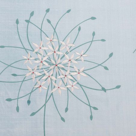 ATHENA - Tissu Jacquard Taffetas brodé