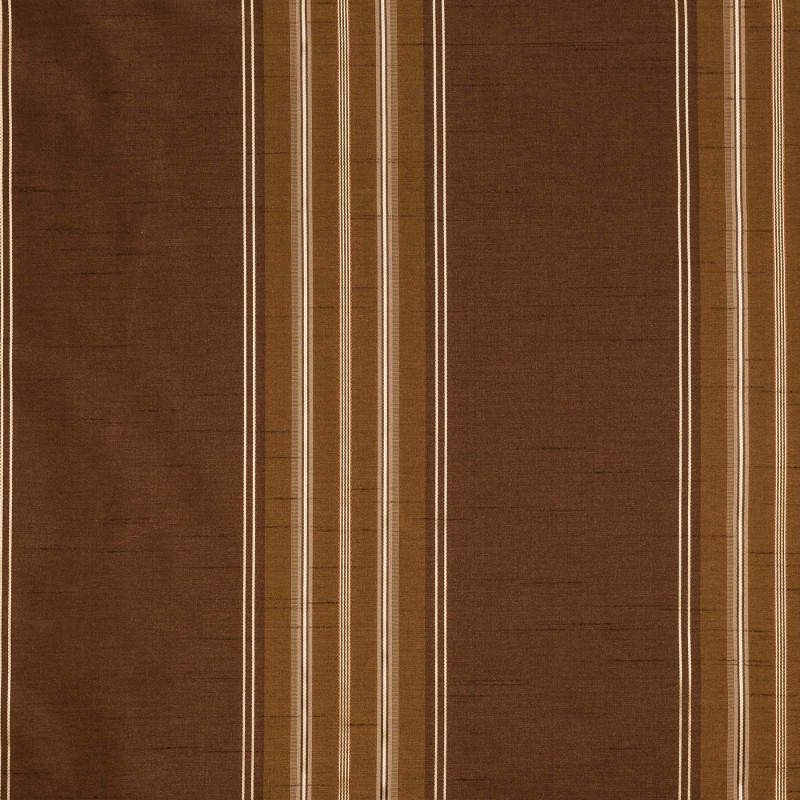 PARADE Choco - Tissu Jacquard Taffetas Rayures