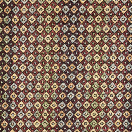 PETIT DAMIER - Tissu Jacquard Carreaux