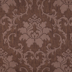 MEDAN Mocha - Tissu Jacquard plat