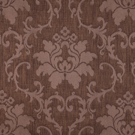 MEDAN Mocha - Tissu Jacquard plat