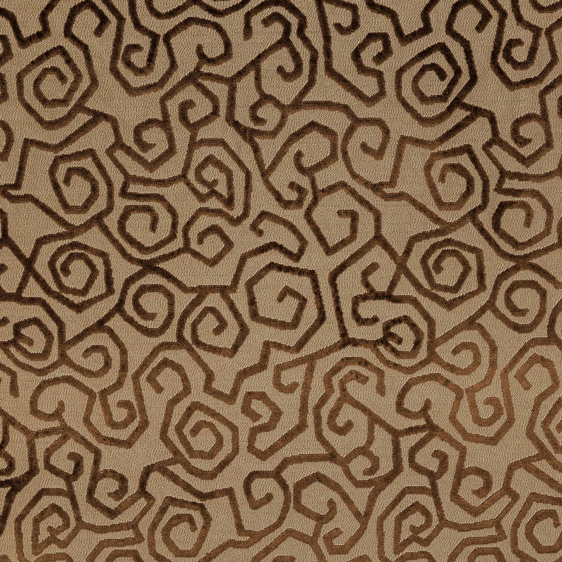 ALTEA Choco - Tissu Jacquard Velours