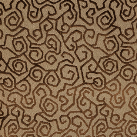 ALTEA Choco - Tissu Jacquard Velours