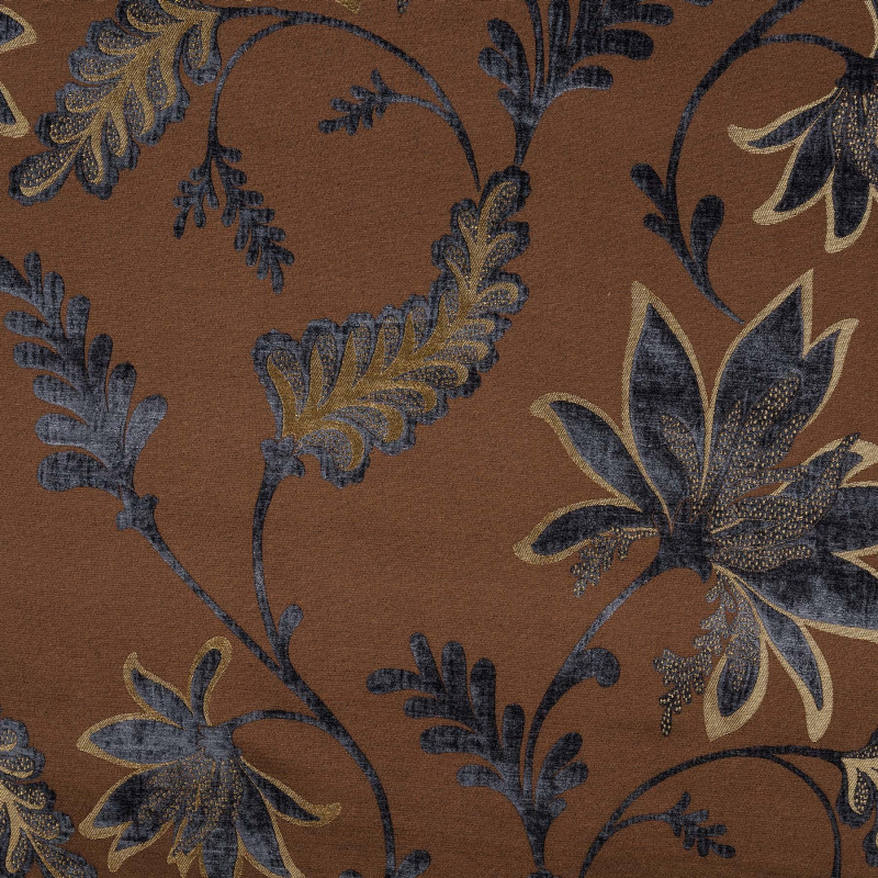 LORENZETTI Slate - Tissu Jacquard Chenillé