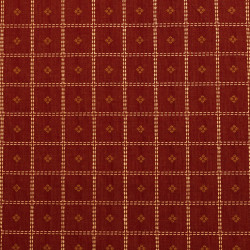 MAMBO Orangé - Tissu Jacquard Carreaux