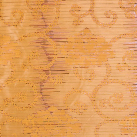 HIGHGATE Mandarine - Tissu Jacquard Taffetas