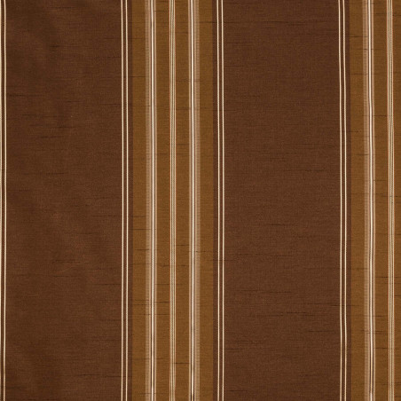 PARADE Choco - Tissu Jacquard Taffetas Rayures