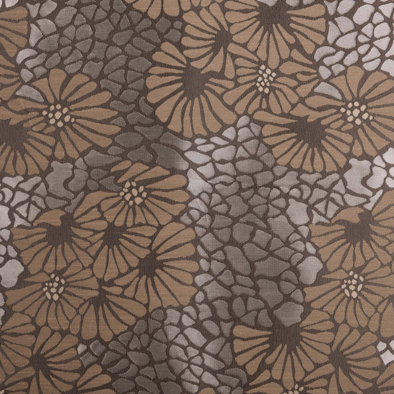 SYLVIE Smokey - Tissu Jacquard Taffetas