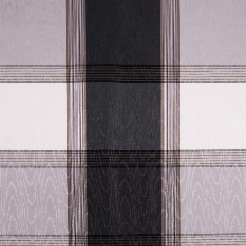 NELSON - Tissu Jacquard Moiré Carreaux