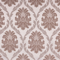 CANARIAS Taupe- Tissu Jacquard Damassé