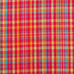 MADRAS Libeco - Tissu Jacquard Carreaux Lin