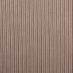 STRIPED Taupe / écru - Tissu Jacquard Rayures lin