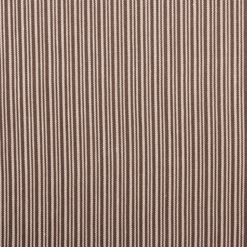 STRIPED Taupe / écru - Tissu Jacquard Rayures lin