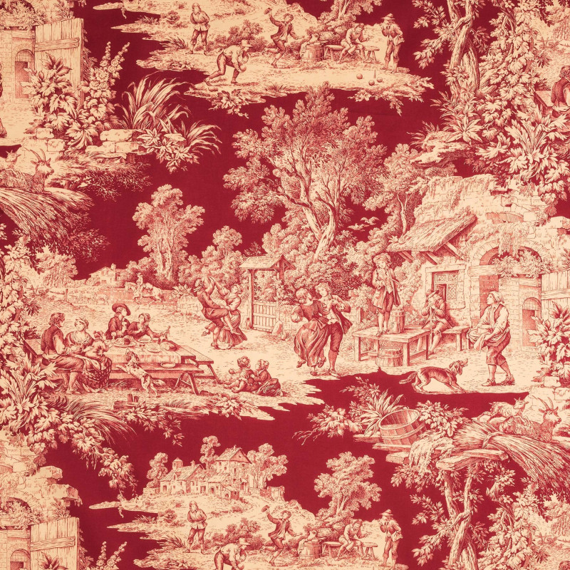 FETE CHAMPETRE - Tissu Imprimé