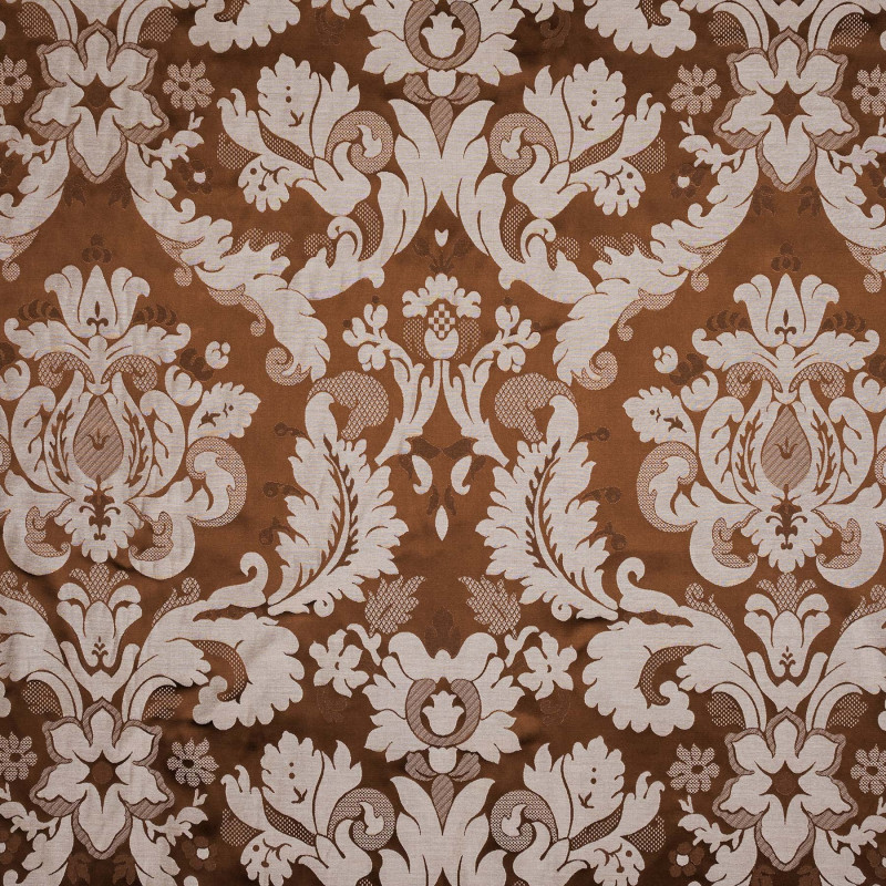 BALLATA CUOIO - Tissu Jacquard Damassé