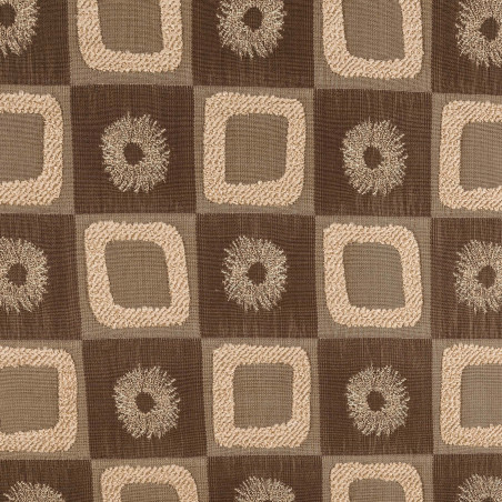 LEVINIA - Tissu Jacquard Carreaux