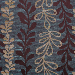 VENETO Turquoise - Tissu Jacquard plat