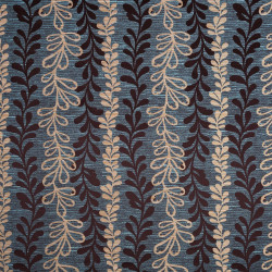 VENETO Turquoise - Tissu Jacquard plat