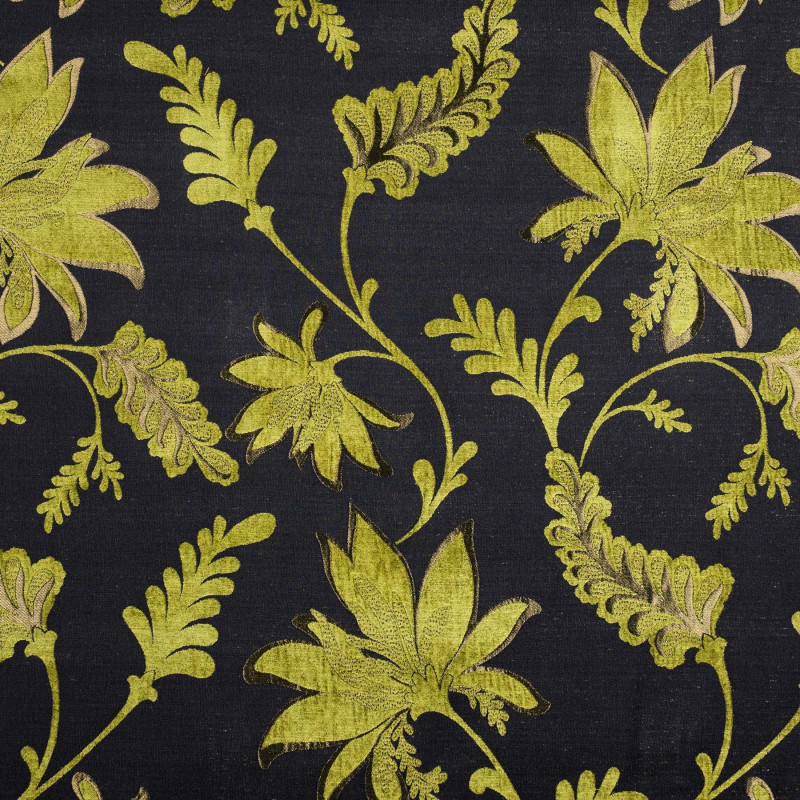 LORENZETTI Avocado - Tissu Jacquard Chenillé
