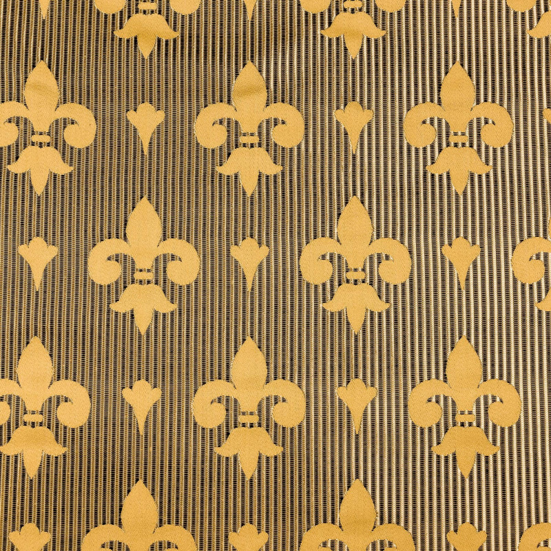 ARCOLE - Tissu Jacquard plat soierie