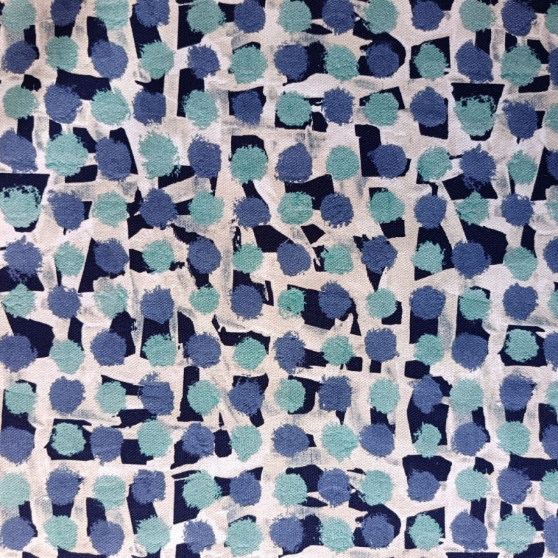 DINO - Tissu toile imprimée