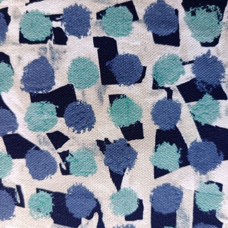 DINO - Tissu toile imprimée