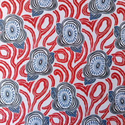 MORNING GLORY - Tissu toile imprimée