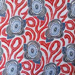 MORNING GLORY - Tissu toile imprimée