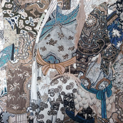 SAKURA - Tissu toile imprimée