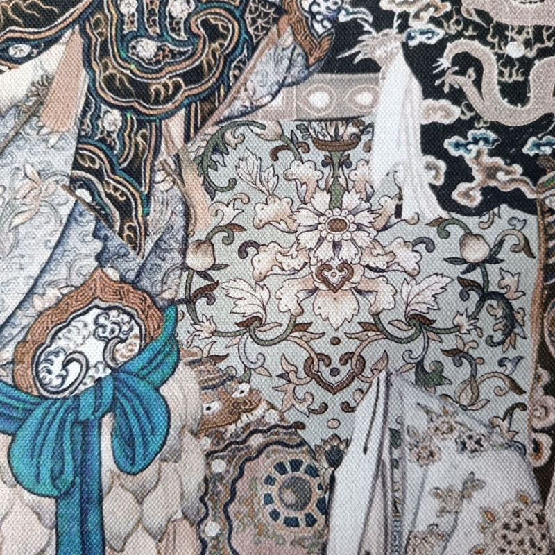 SAKURA - Tissu toile imprimée