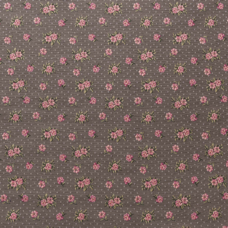 LES ROSES - Tissu Jacquard Tapisserie