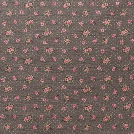 LES ROSES - Tissu Jacquard Tapisserie