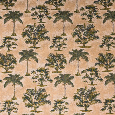 PALMIERS - Tissu Jacquard Tapisserie