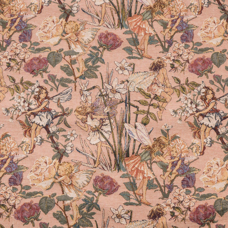 FAIRIES - Tissu Jacquard Tapisserie