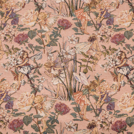 FAIRIES - Tissu Jacquard Tapisserie
