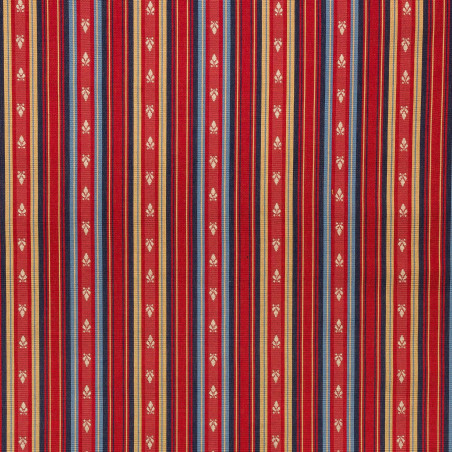 MERIDIEN - Tissu Jacquard Tapisserie Rayures