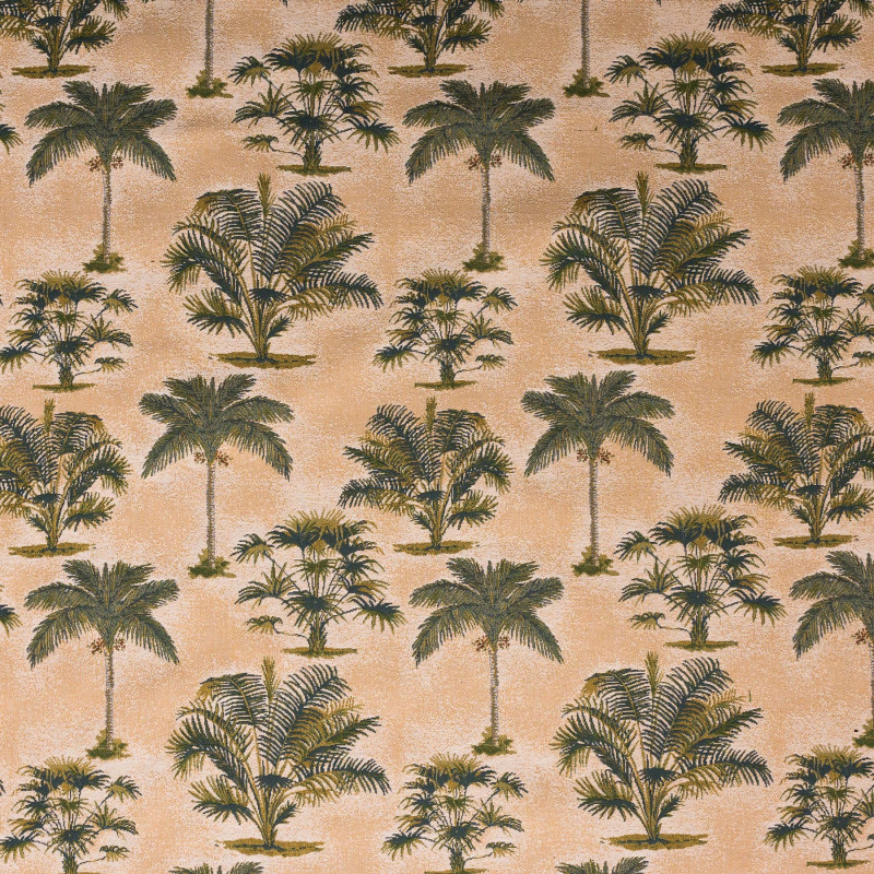 PALMIERS - Tissu Jacquard Tapisserie